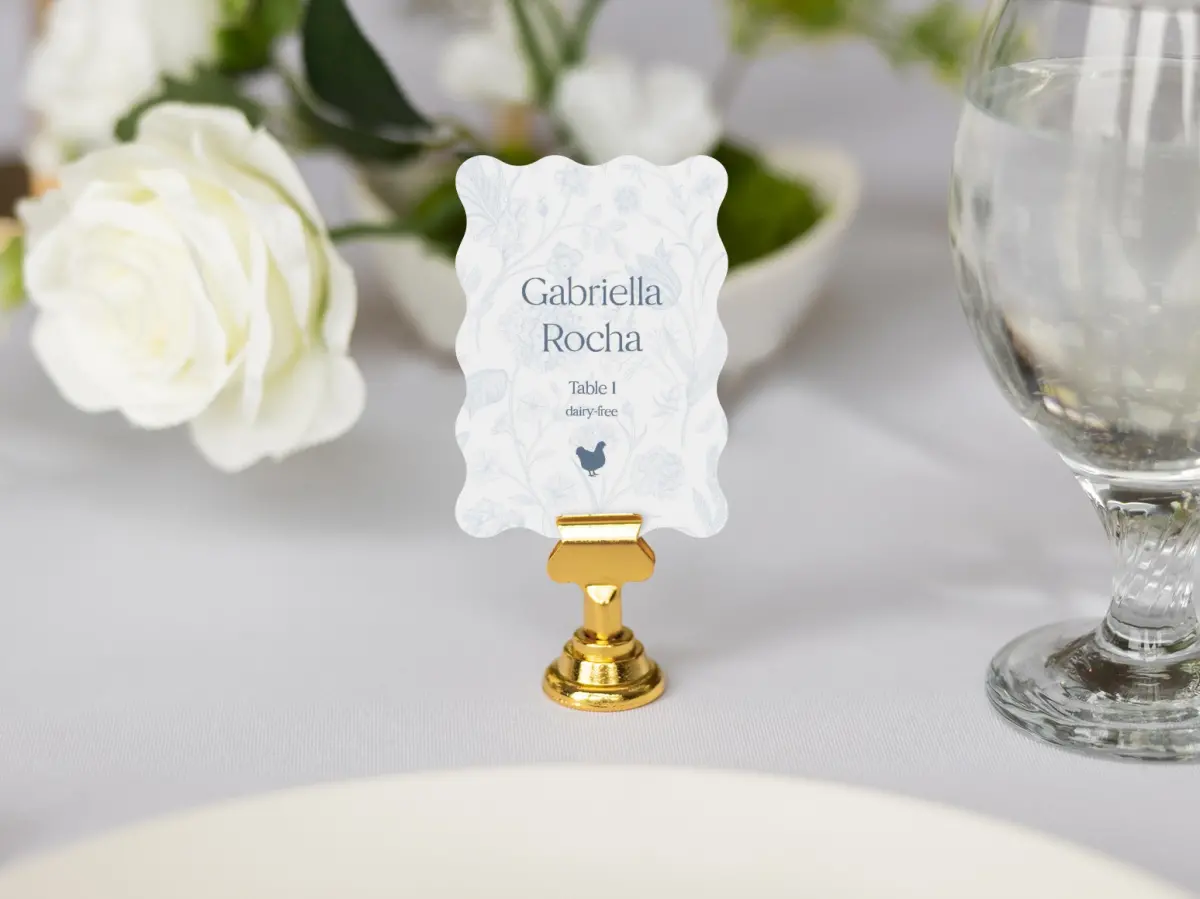 Wavy Place Cards