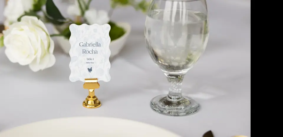 Wavy Place Cards