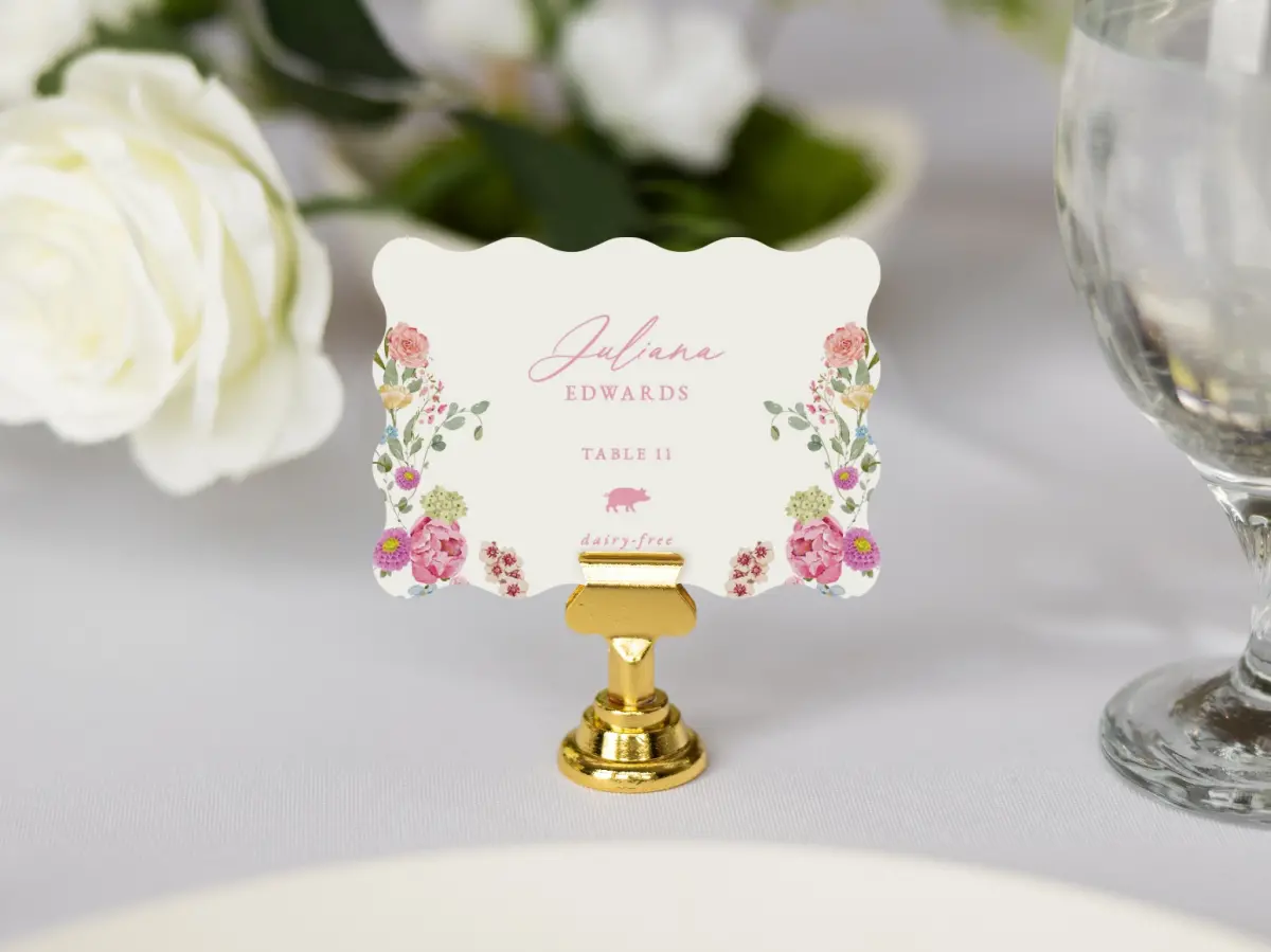 Wavy Place Cards