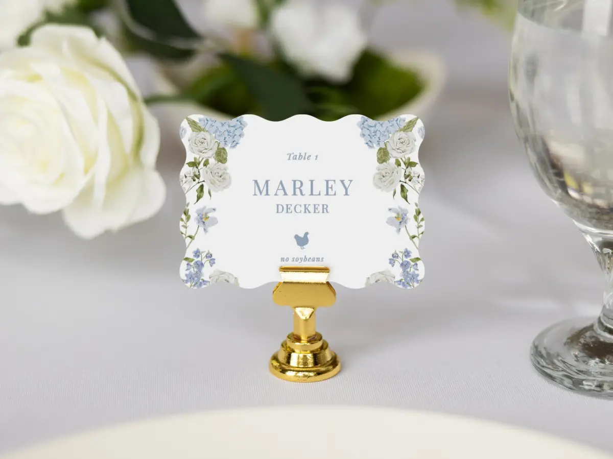 Wavy Place Cards