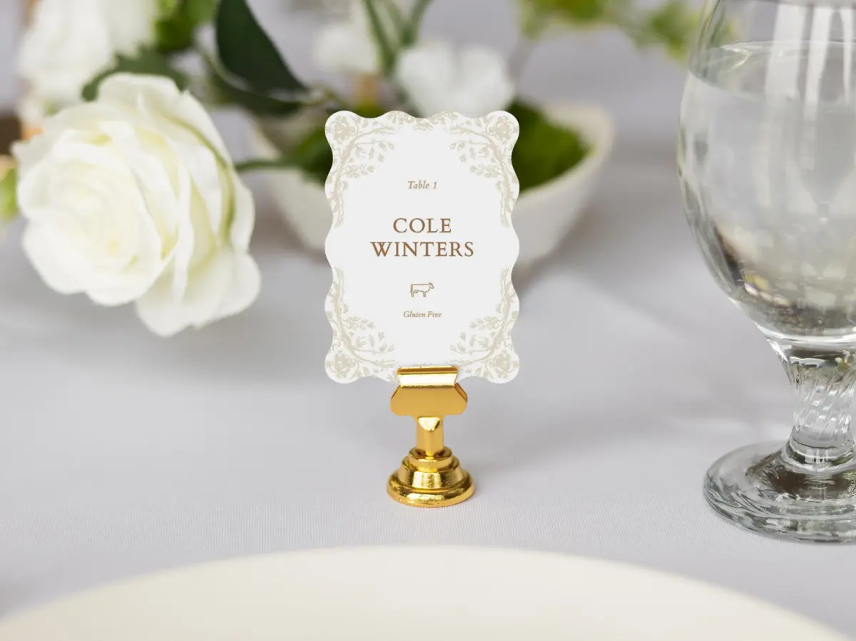 Wavy Place Cards