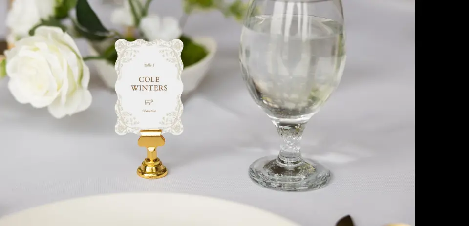 Wavy Place Cards