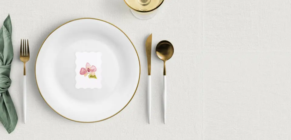 Wavy Place Cards