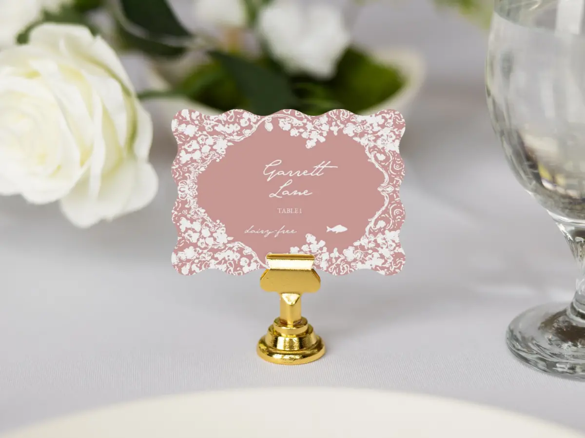 Wavy Place Cards