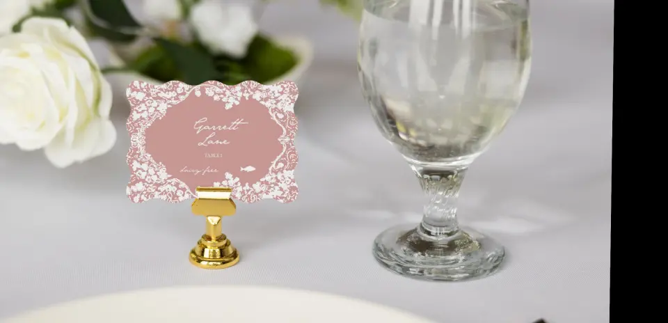 Wavy Place Cards