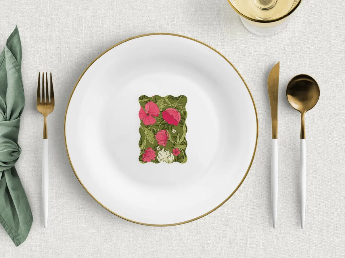 Wavy Place Cards