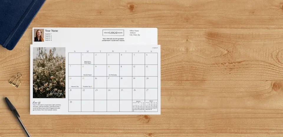 Calendar Planner February Page