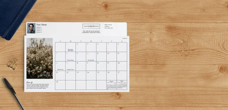Calendar Planner February Page