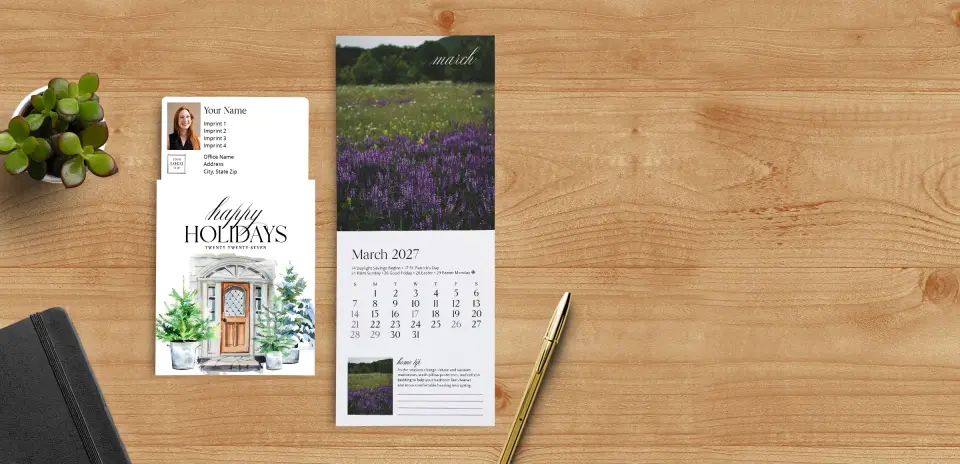 Happy Holidays Tear-Off Calendars