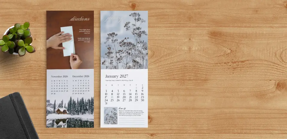 Tear-Off Calendar Bonus & January Pages