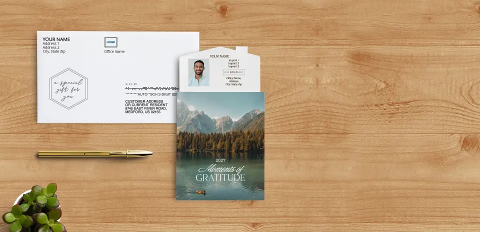 Tear-Off Calendar with Envelope