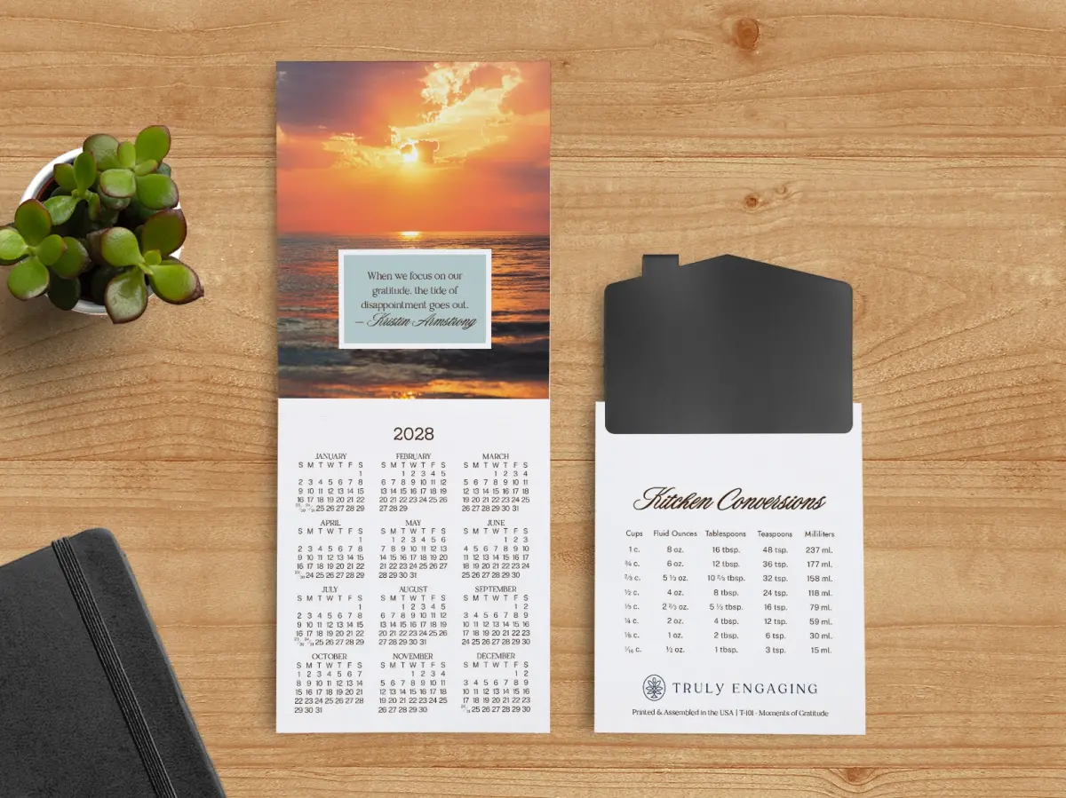 Tear-Off Calendar Bonus Year & Backside Pages