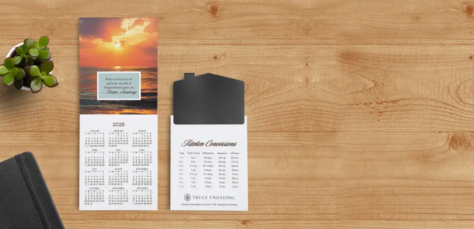 Tear-Off Calendar Bonus Year & Backside Pages