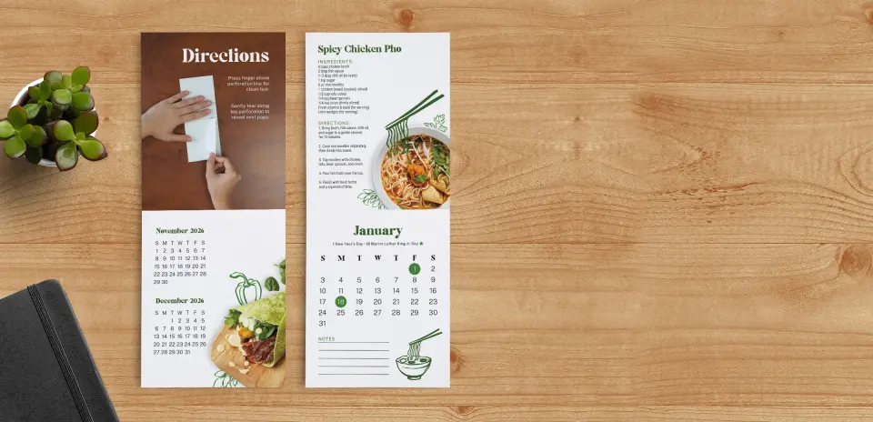 Tear-Off Calendar Bonus & January Pages