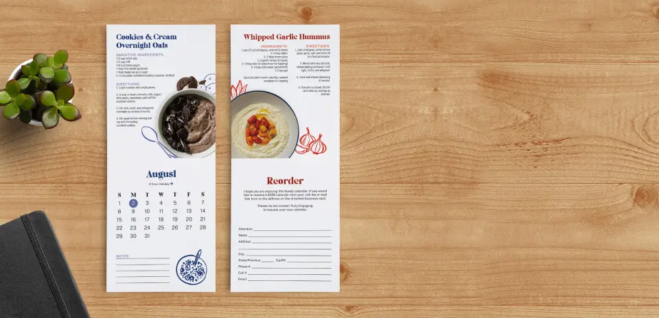 Tear-Off Calendar August & Reorder Pages