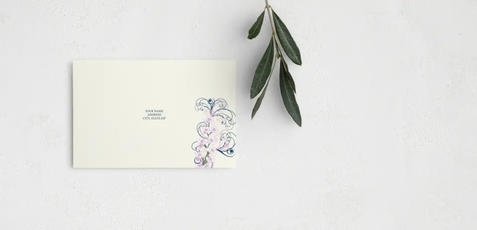 Step RSVP Postcards Back View