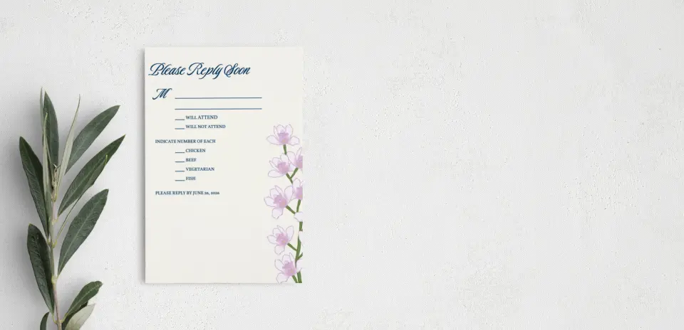Step RSVP Postcards