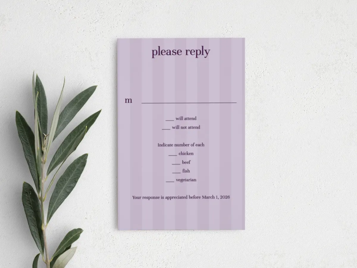 Step RSVP Postcards