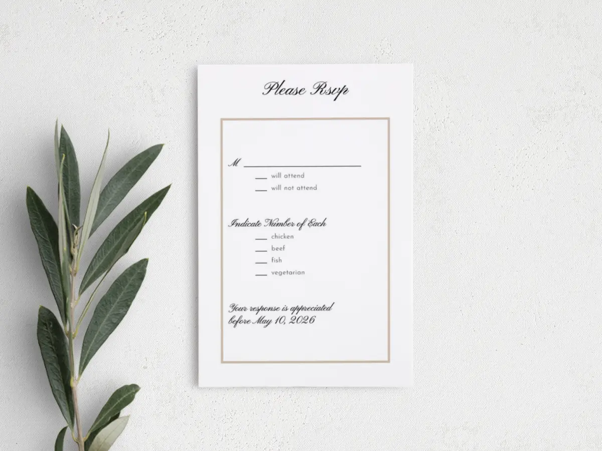 Step RSVP Postcards