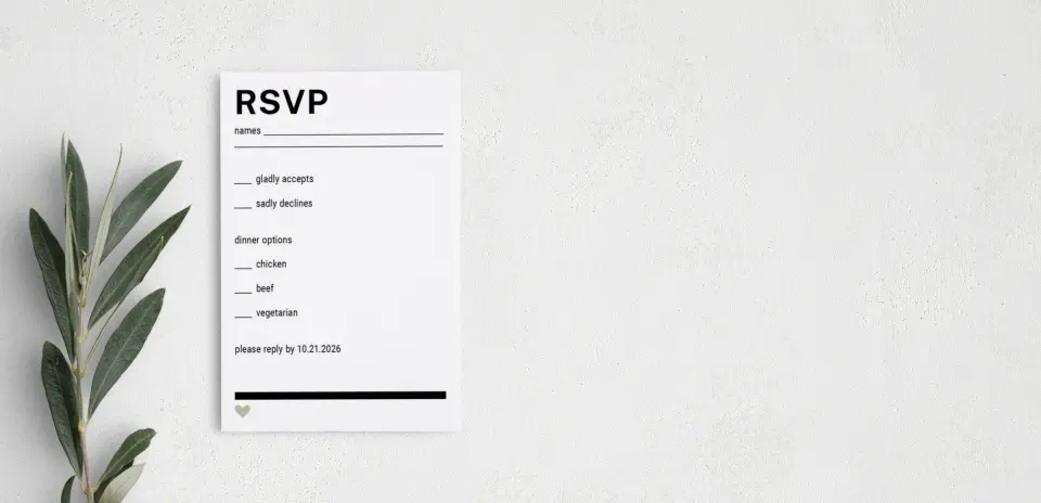 Step RSVP Postcards
