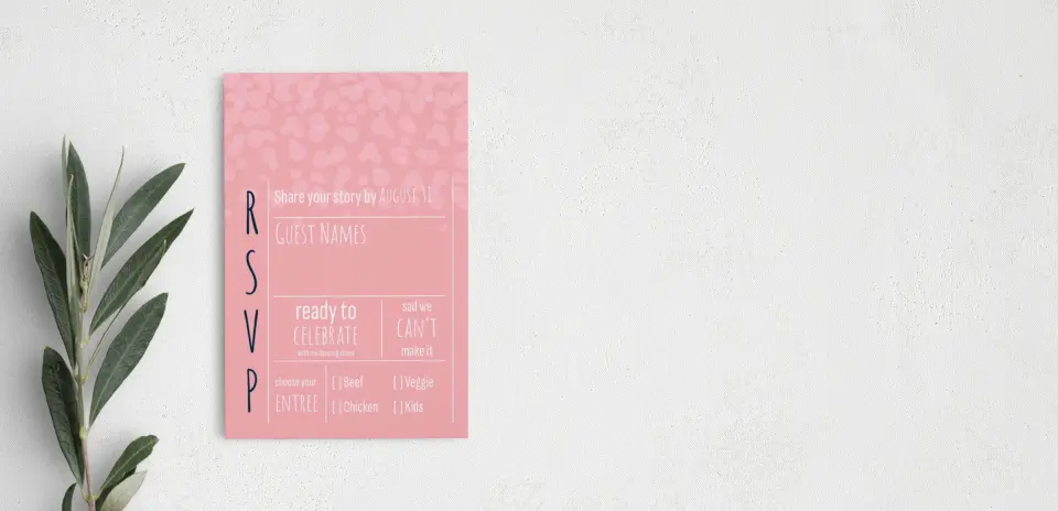 Step RSVP Postcards