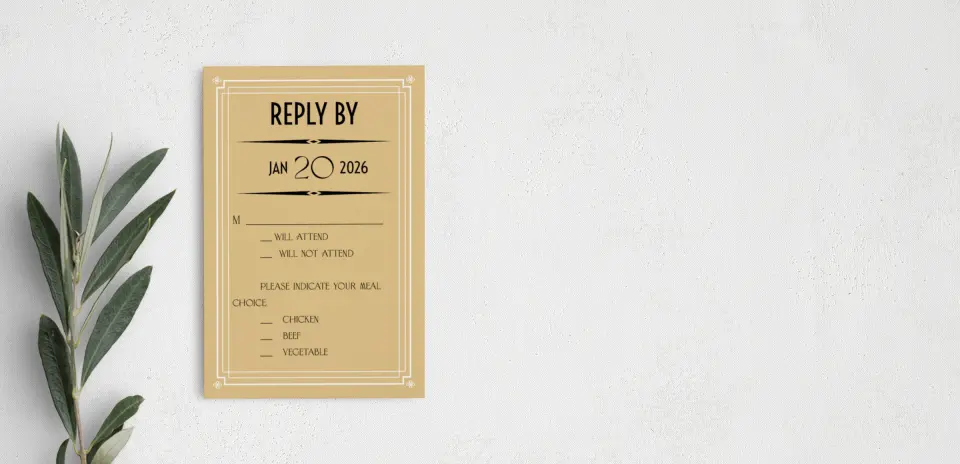 Step RSVP Postcards