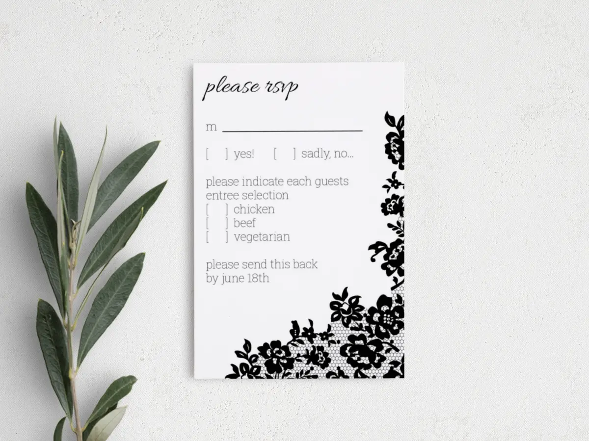 Step RSVP Postcards