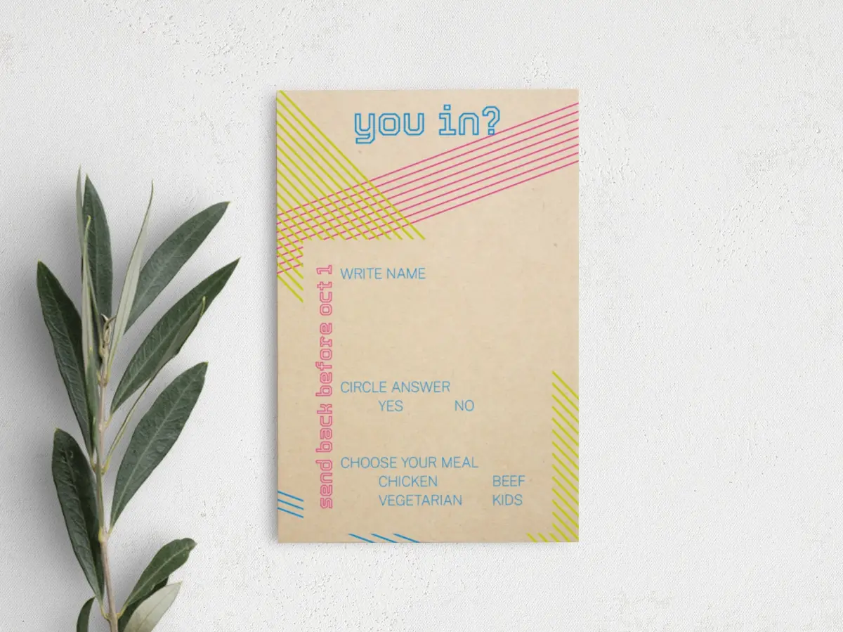 Step RSVP Postcards