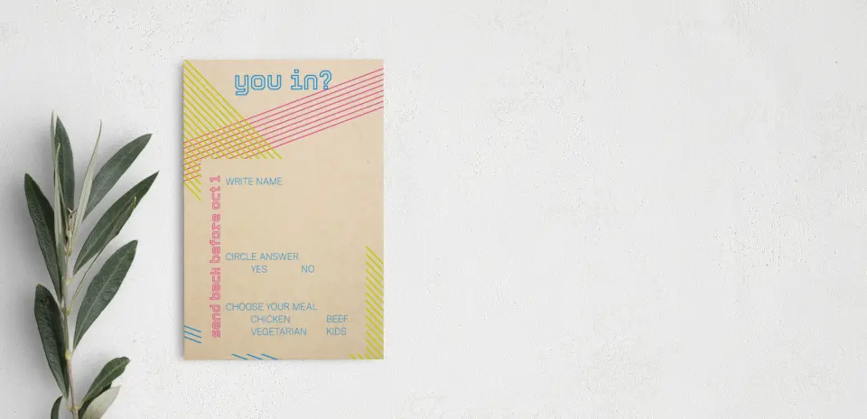 Step RSVP Postcards