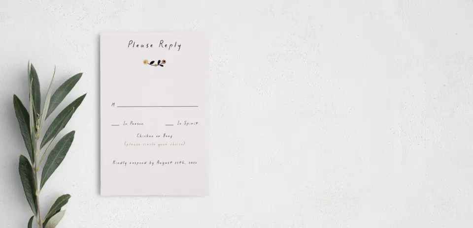 Step RSVP Postcards
