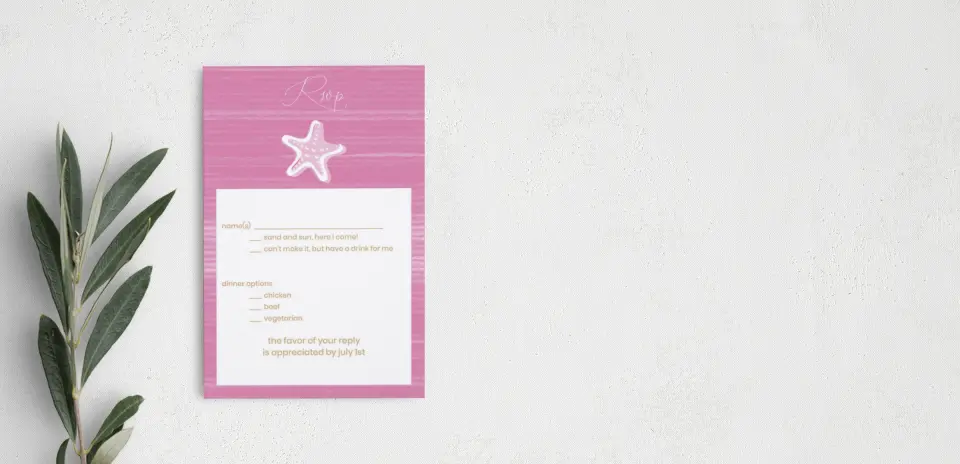 Step RSVP Postcards