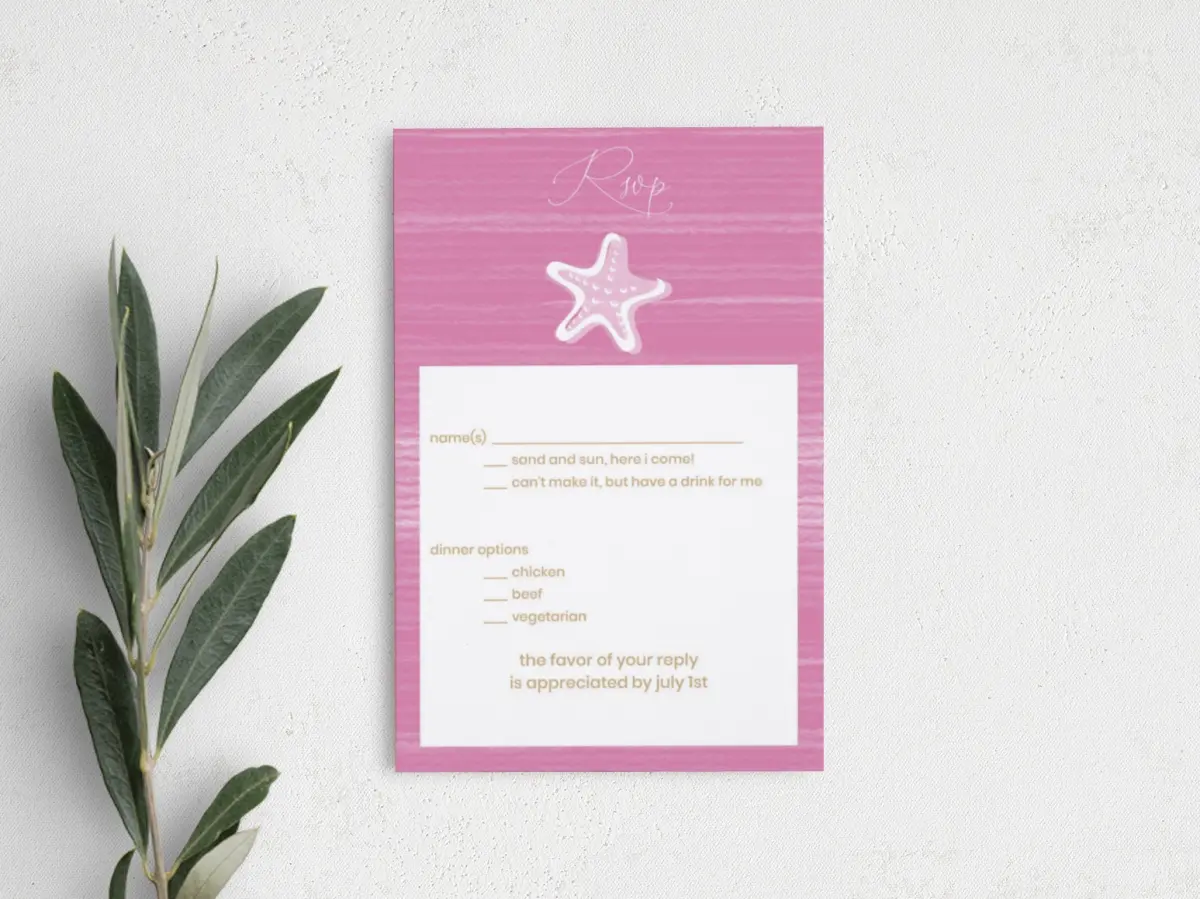 Step RSVP Postcards