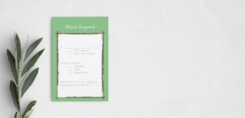 Step RSVP Postcards