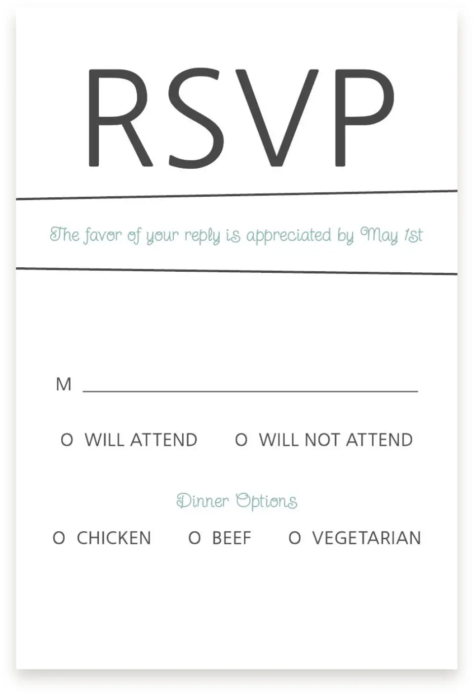 This is a  4" x 6" RSVP Postcards (Pocket Invitation) called Forever Mine printed in full color with Silver foil on Luxe Satin (coated) paper