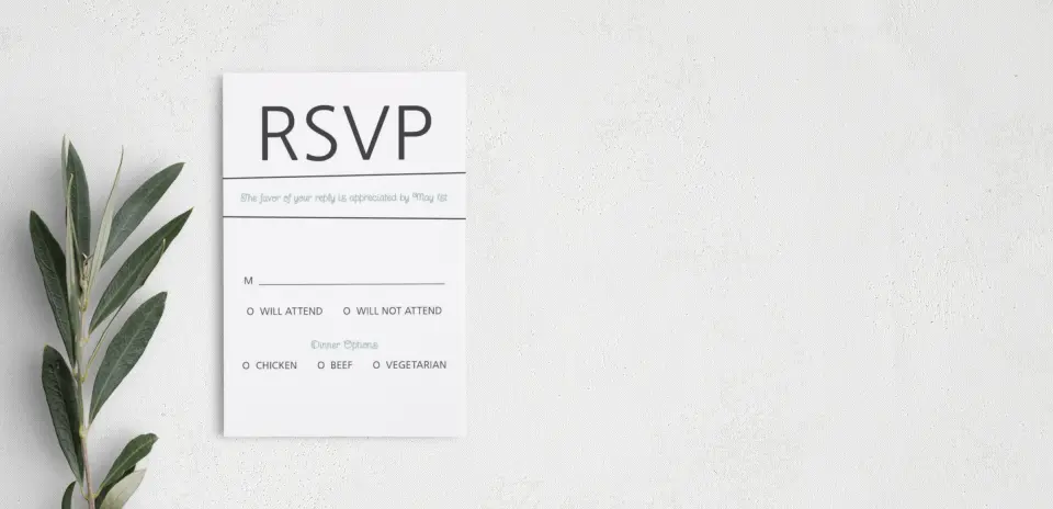 Step RSVP Postcards
