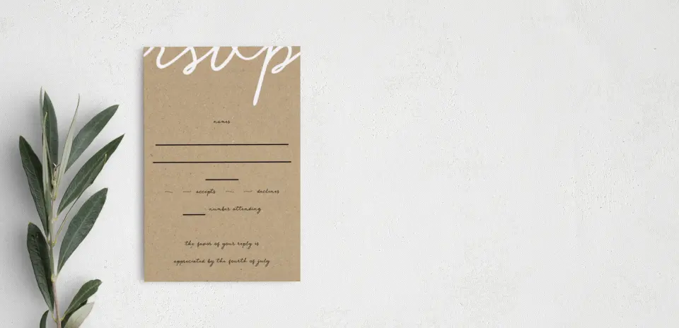 Step RSVP Postcards