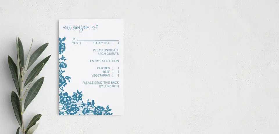 Step RSVP Postcards