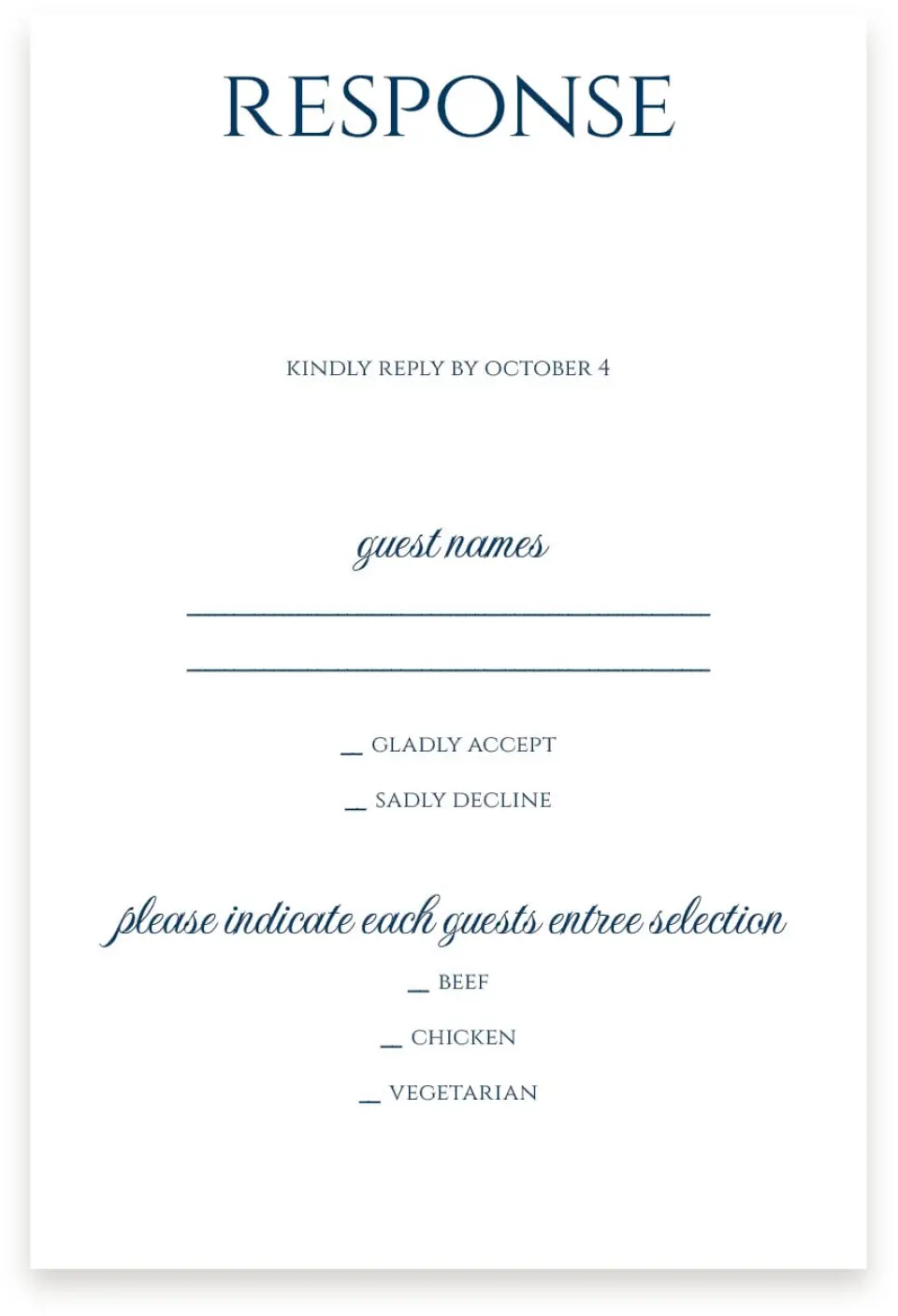 This is a  4" x 6" RSVP Postcards (Pocket Invitation) called Glam District printed in full color with Silver foil on Luxe Satin (coated) paper