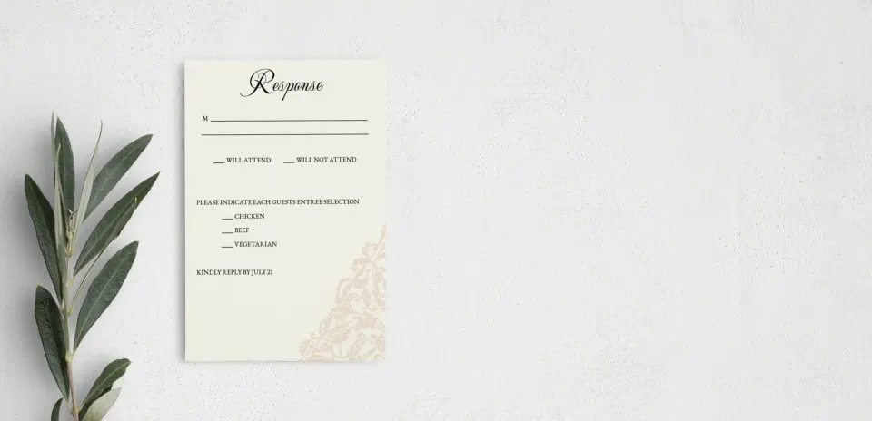 Step RSVP Postcards