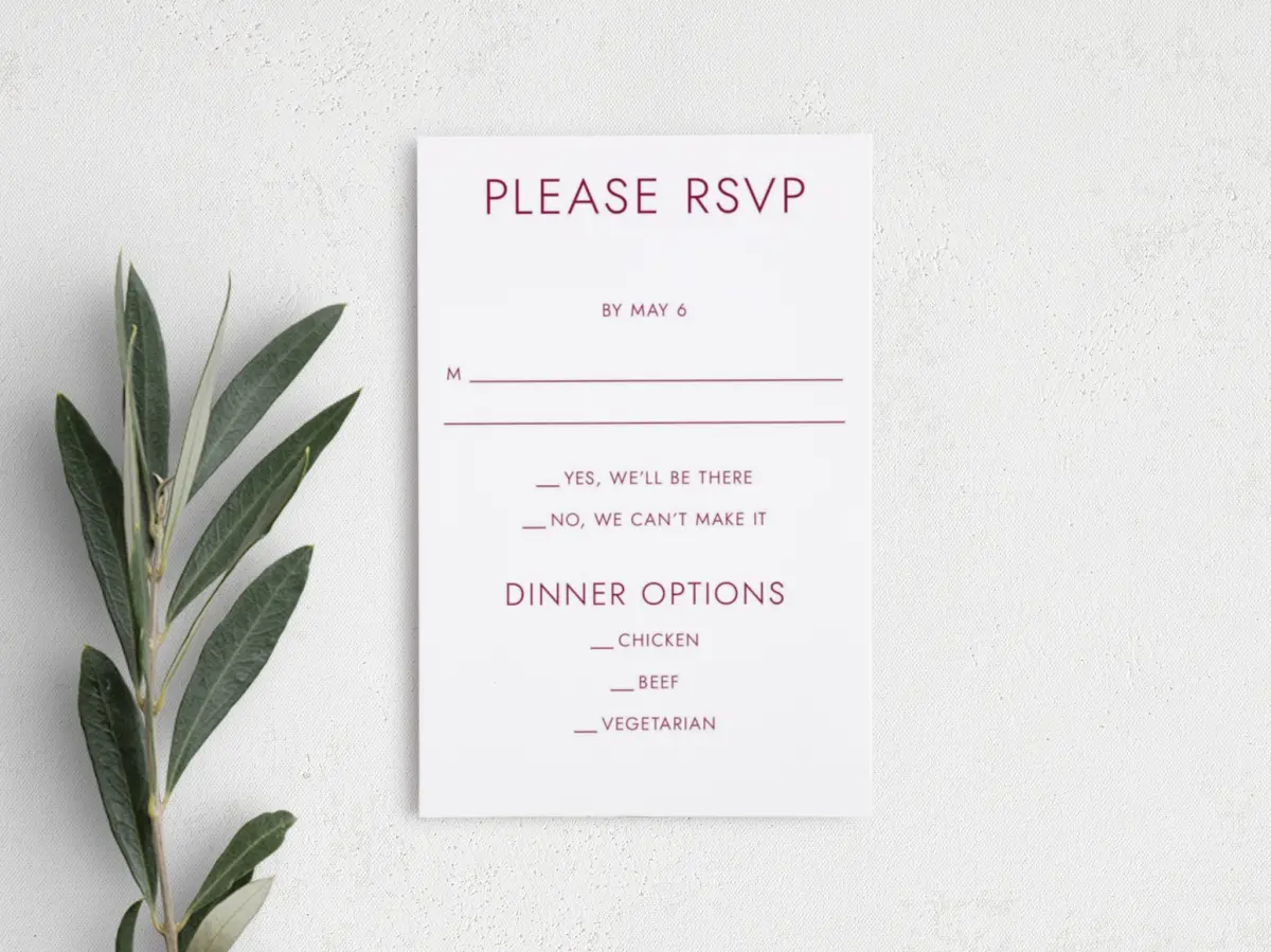 Step RSVP Postcards