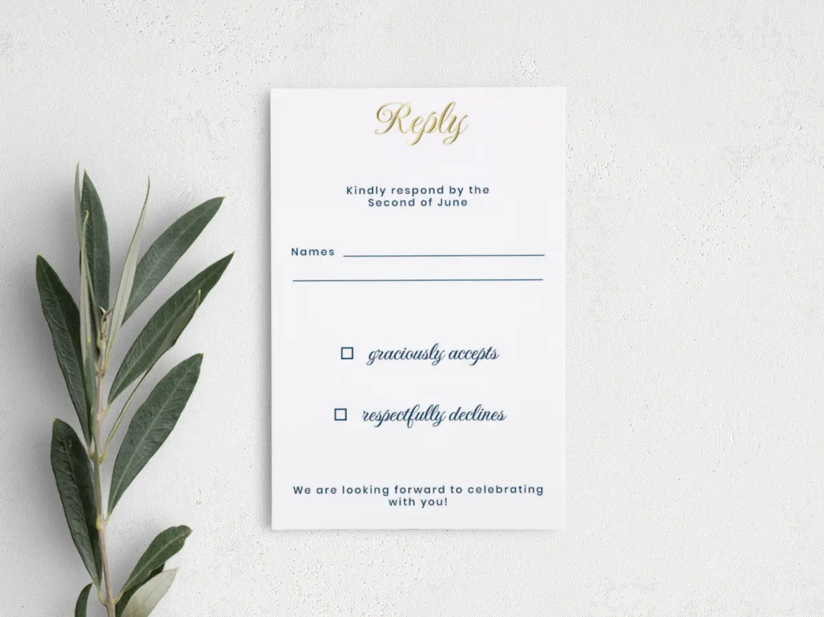 Step RSVP Postcards