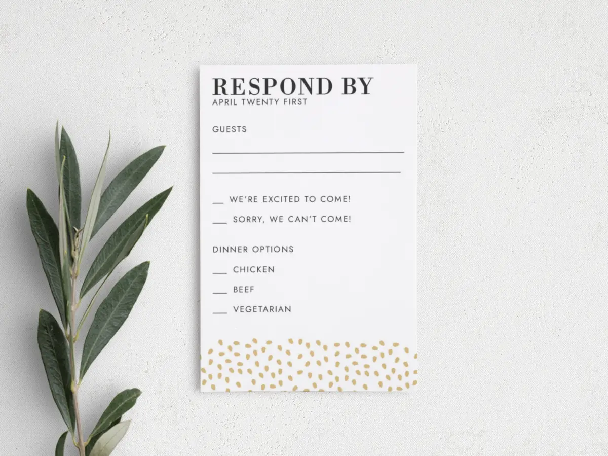 Step RSVP Postcards