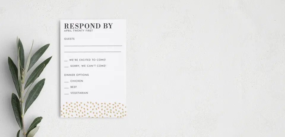 Step RSVP Postcards