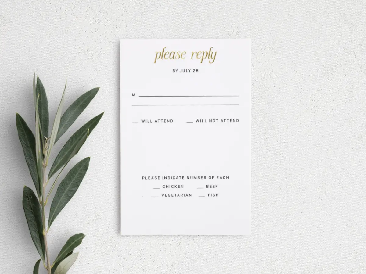 Step RSVP Postcards