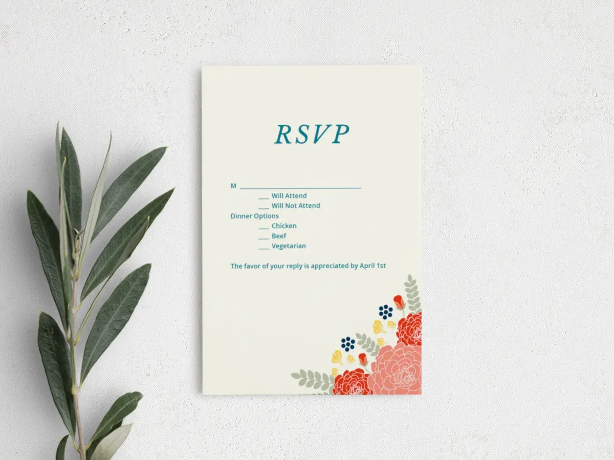 Step RSVP Postcards