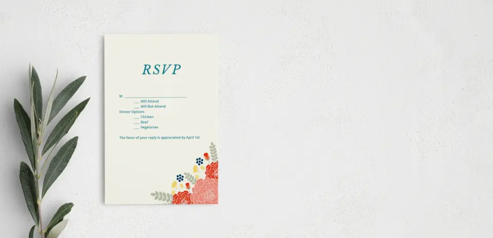 Step RSVP Postcards