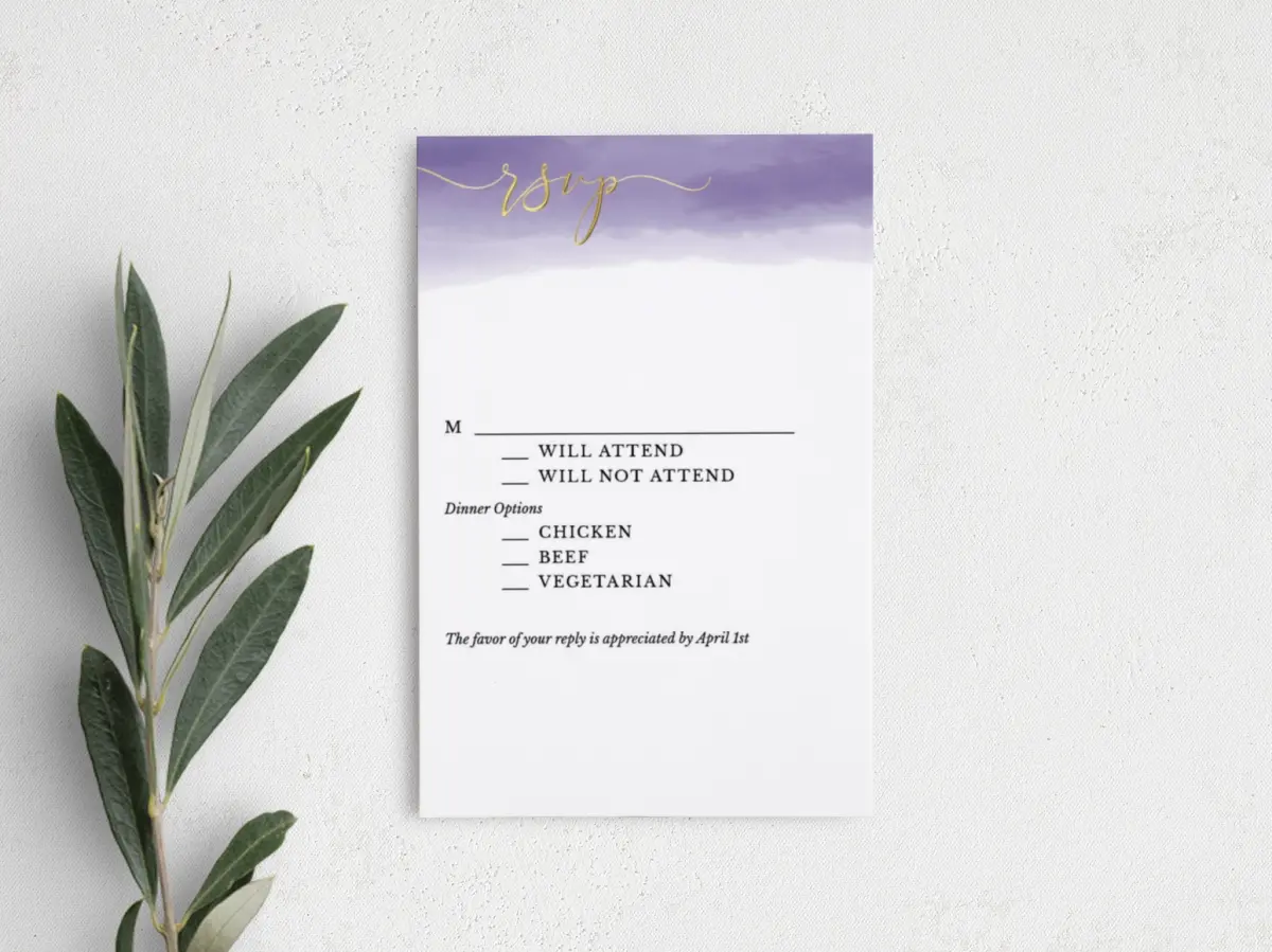Step RSVP Postcards