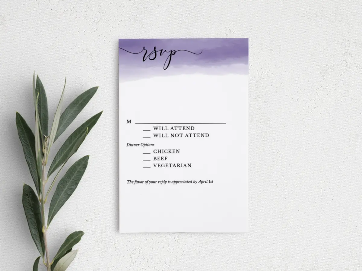 Step RSVP Postcards