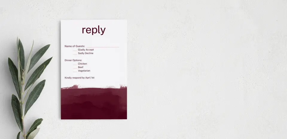 Step RSVP Postcards