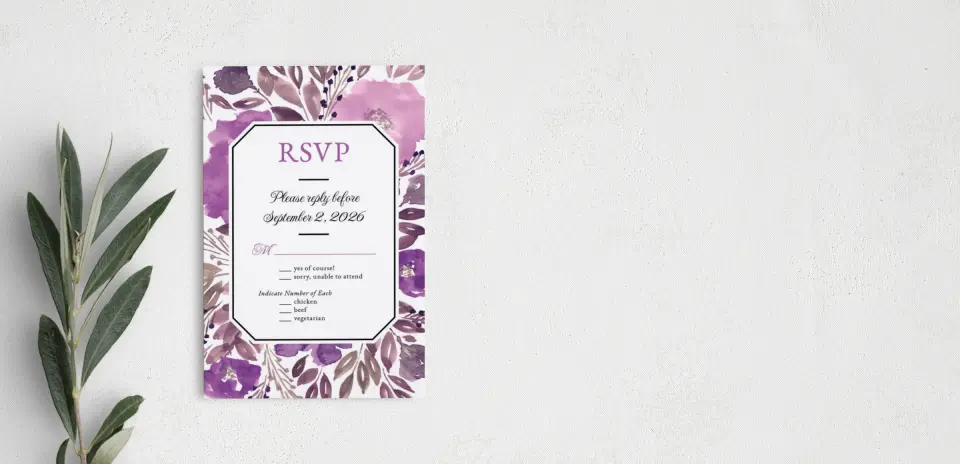 Step RSVP Postcards